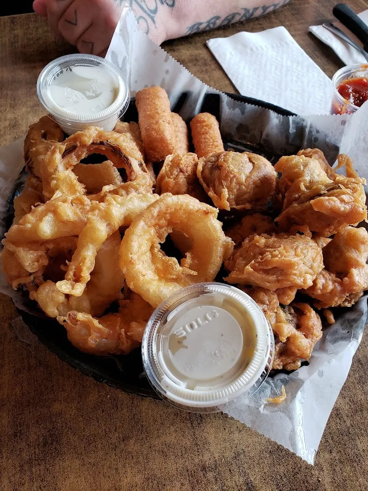 Mozzarella Sticks Onion Rings Mushrooms